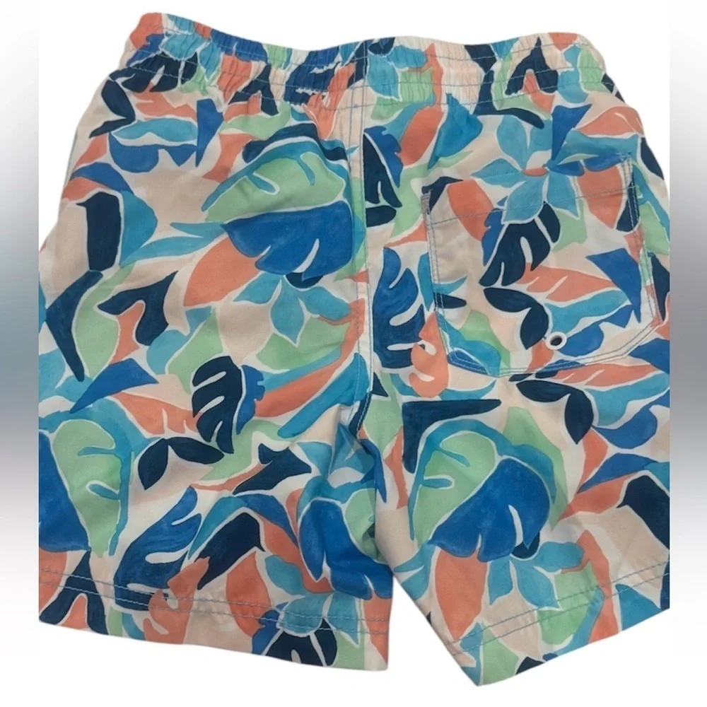Old Navy Kids NEW Tropical Swim Trunks Blue Green size 8 (3x$15)